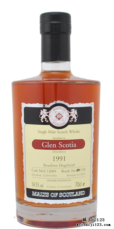 Glen Scotia 1991 MoS