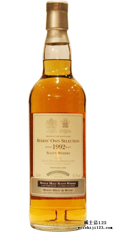 Glen Scotia 1992 BR