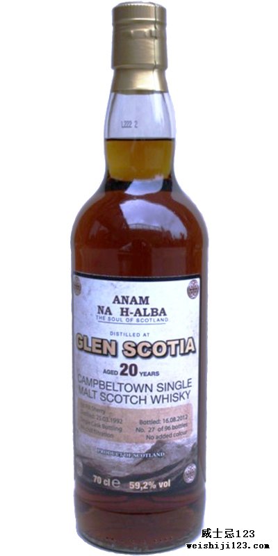 Glen Scotia 1992 ANHA