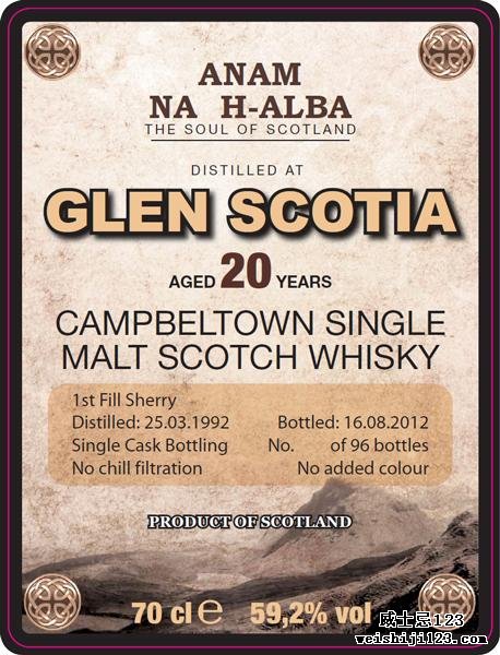 Glen Scotia 1992 ANHA