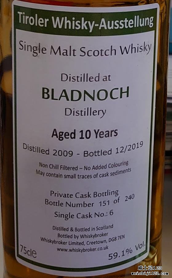 Bladnoch 2009 WhB