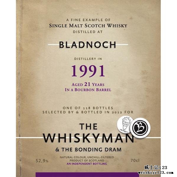 Bladnoch 1991  TWhm