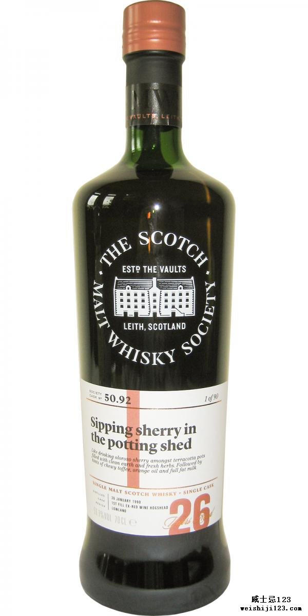 Bladnoch 1990 SMWS 50.92