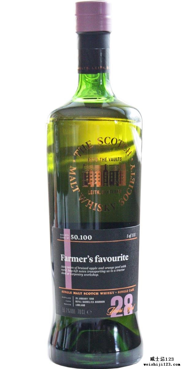 Bladnoch 1990 SMWS 50.100