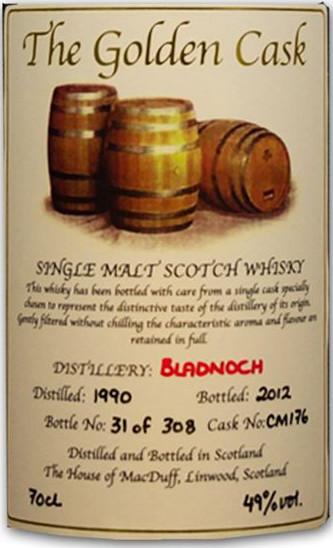 Bladnoch 1990 HMcD