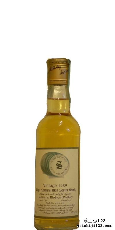 Bladnoch 1989 SV