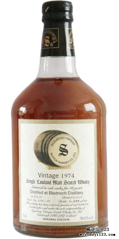 Bladnoch 1974 SV