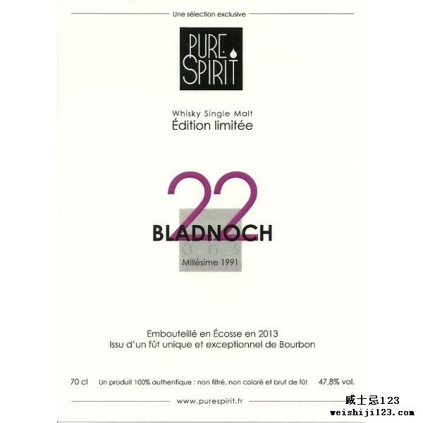 Bladnoch 1991 PS