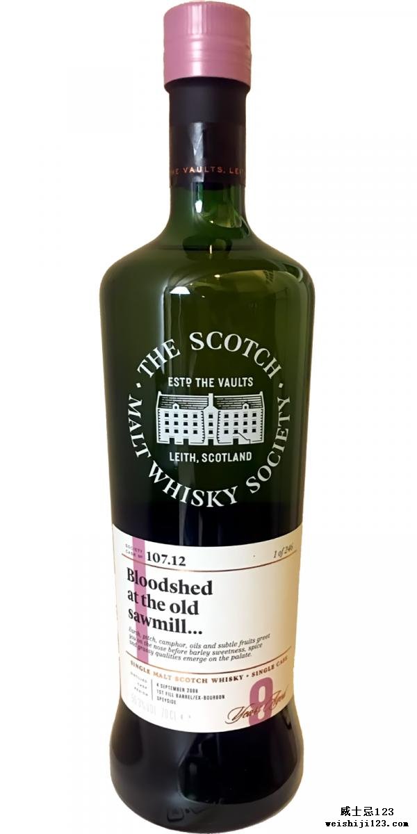 Glenallachie 2008 SMWS 107.12