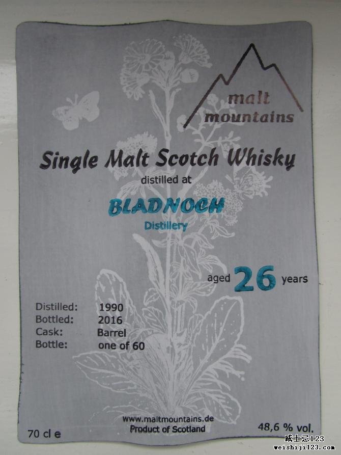 Bladnoch 1990 Mamo