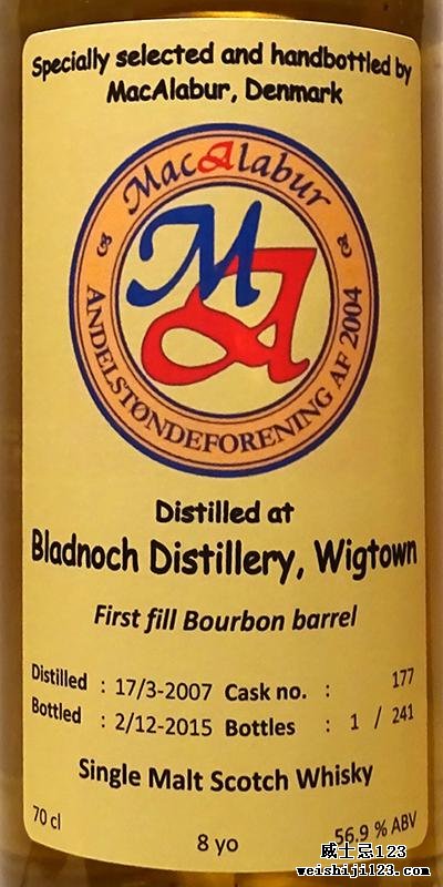 Bladnoch 2007 MacA