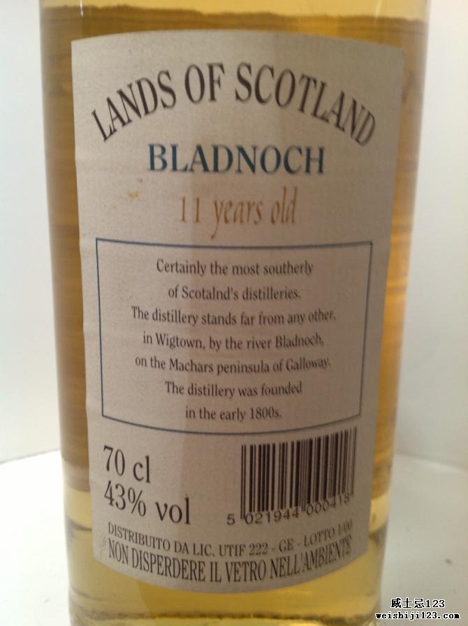 Bladnoch 1988 LoS