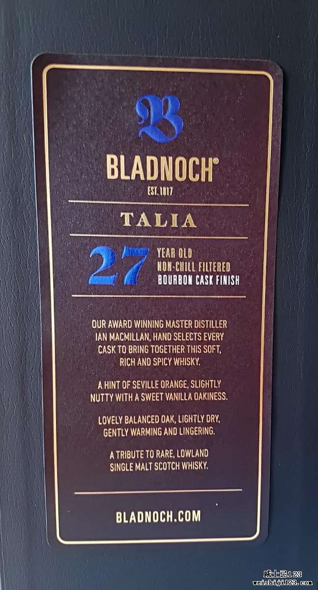 Bladnoch Talia