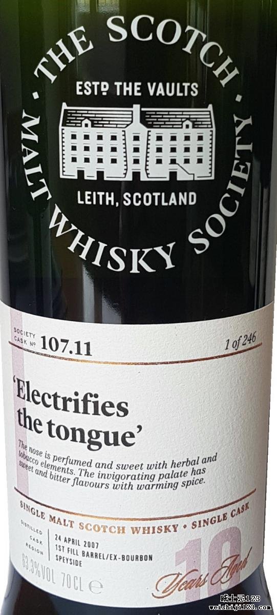 Glenallachie 2007 SMWS 107.11