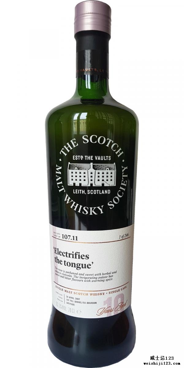 Glenallachie 2007 SMWS 107.11