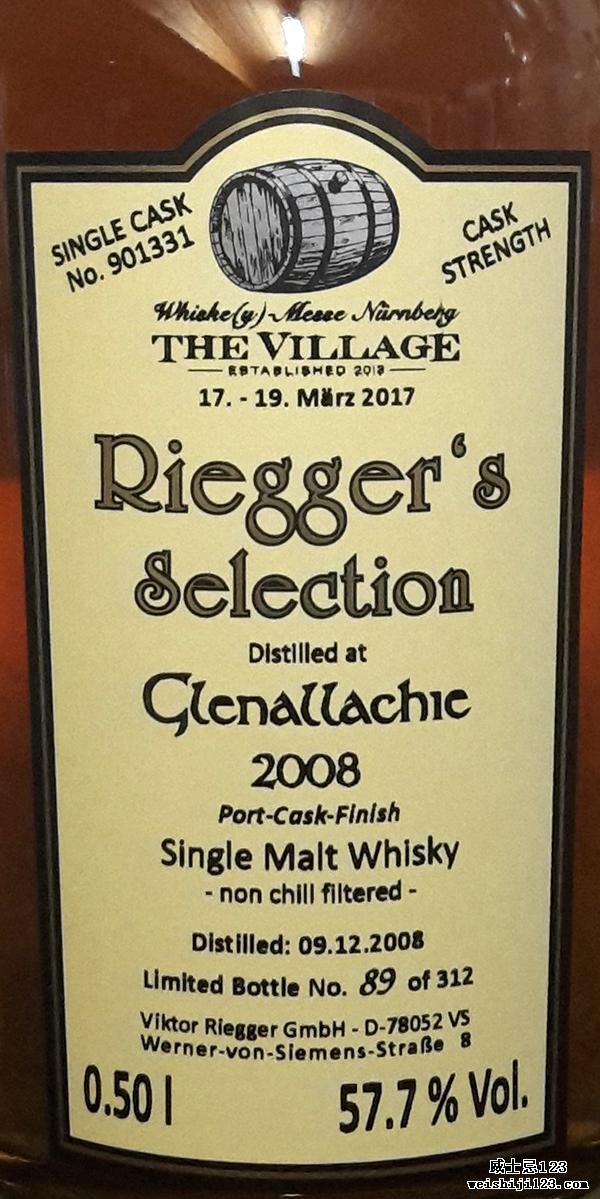 Glenallachie 2008 RS