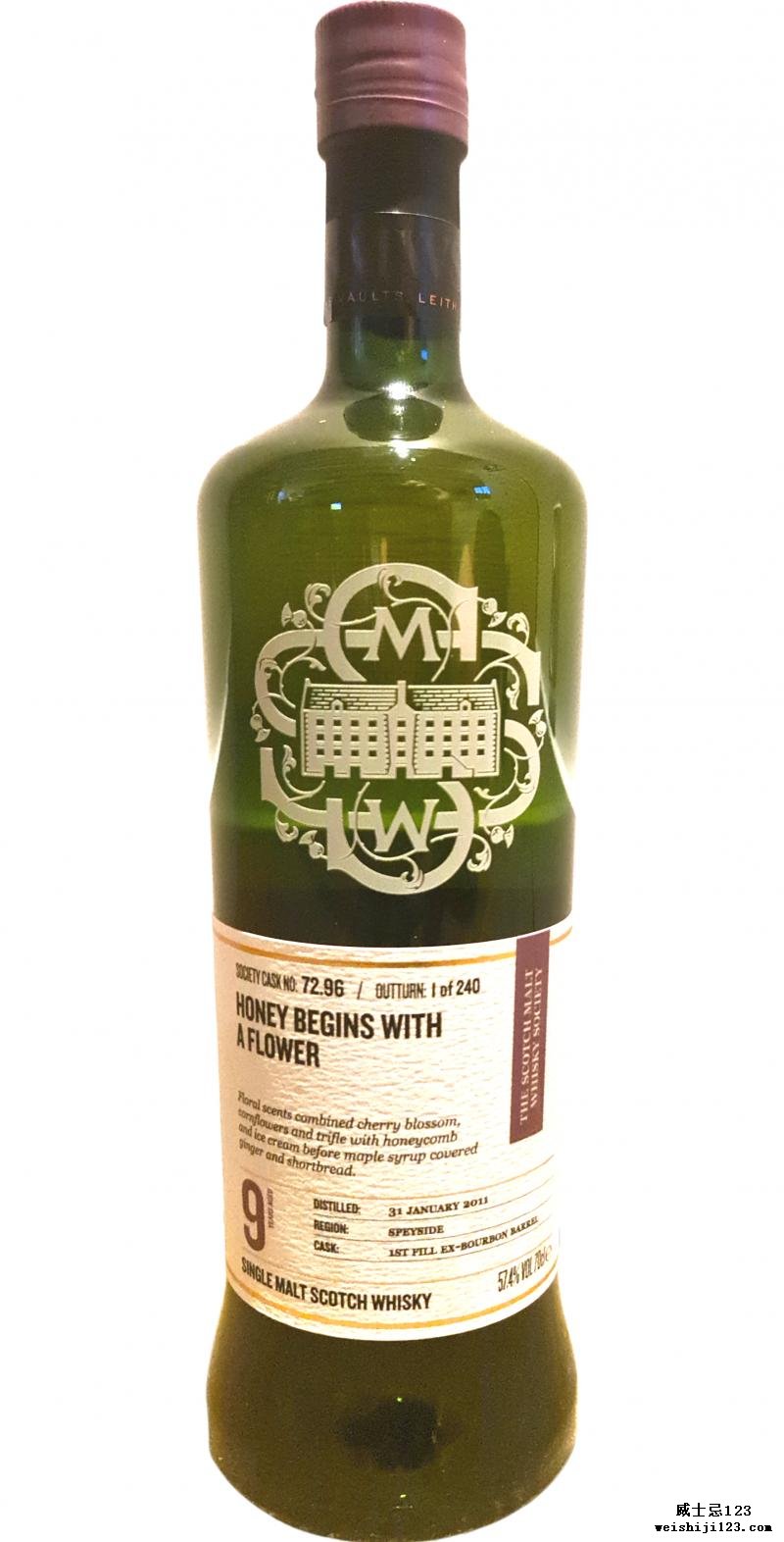 Miltonduff 2011 SMWS 72.96