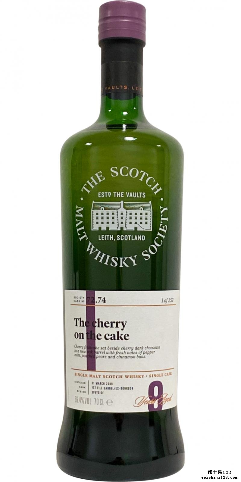 Miltonduff 2009 SMWS 72.74