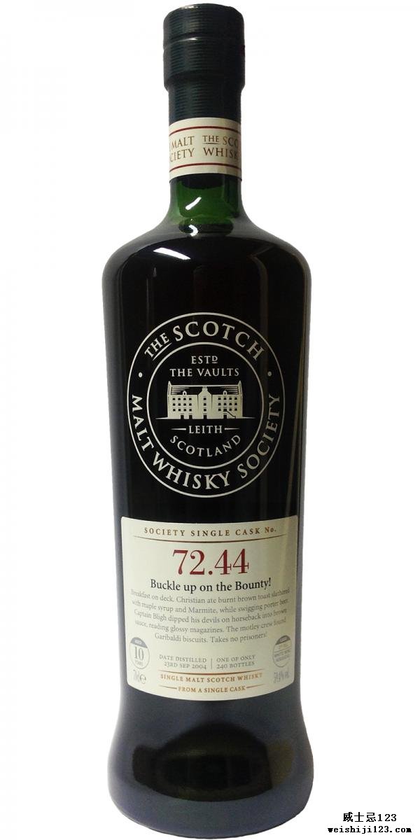 Miltonduff 2004 SMWS 72.44