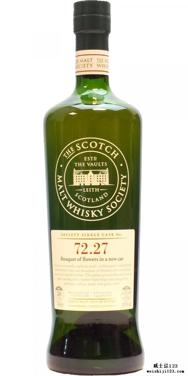 Miltonduff 1982 SMWS 72.27