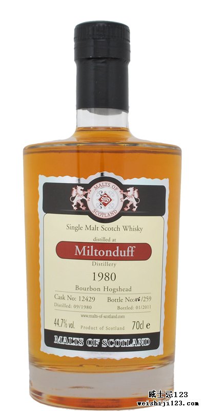 Miltonduff 1980 MoS