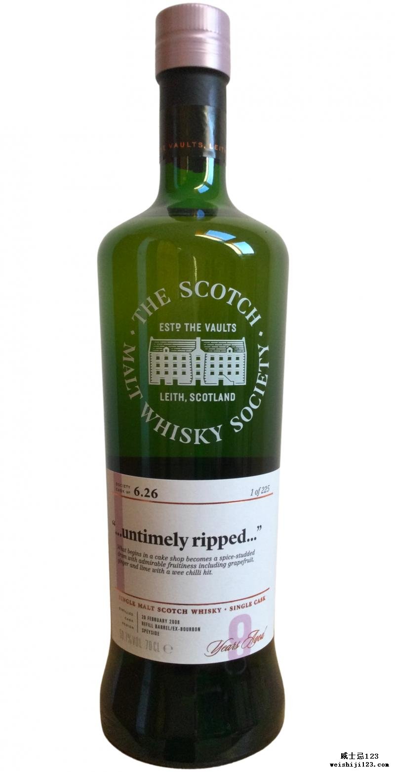 Macduff 2008 SMWS 6.26