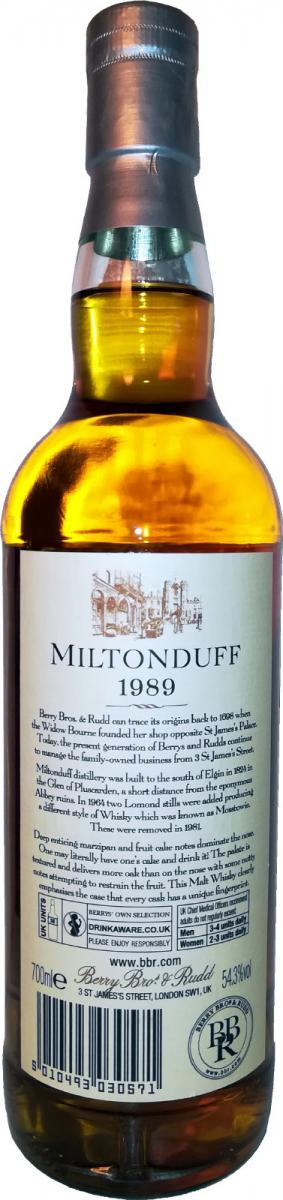 Miltonduff 1989 BR