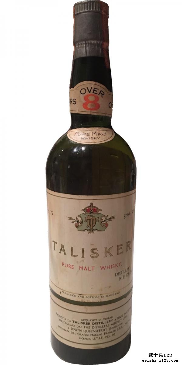 Talisker 08-year-old TDA