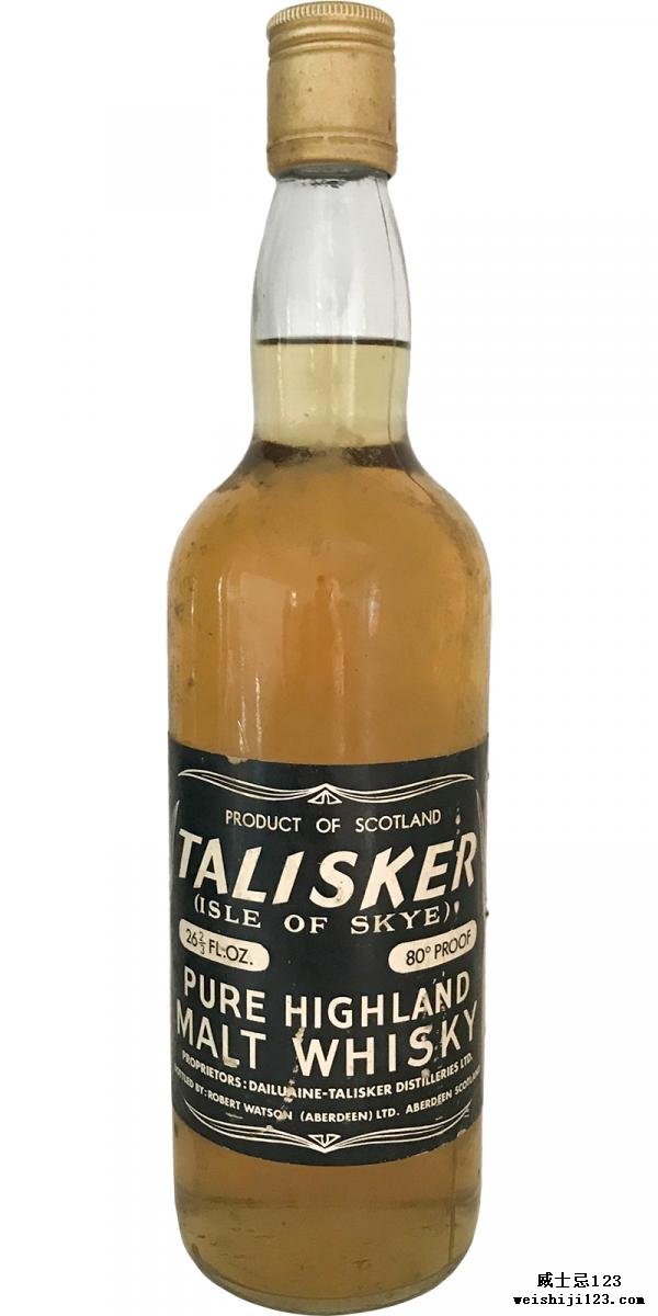 Talisker Pure Highland Malt Whisky RW