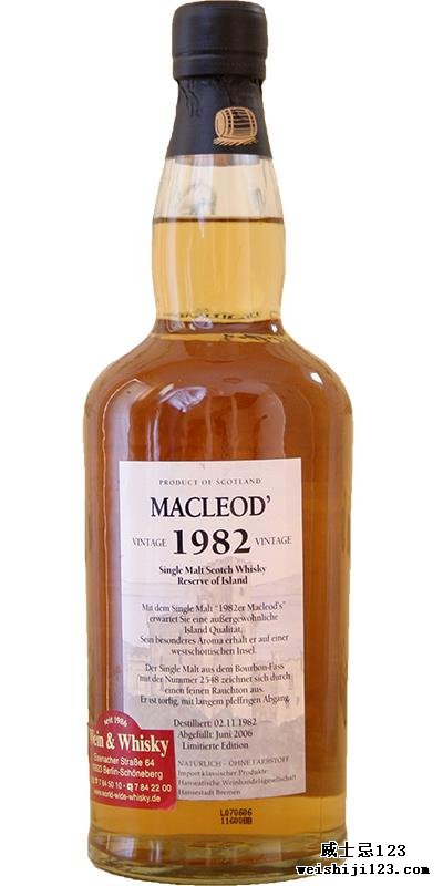 Macleod's 1982 IM Vintage