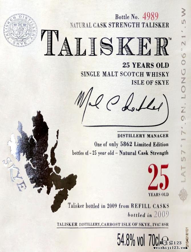 Talisker 25-year-old