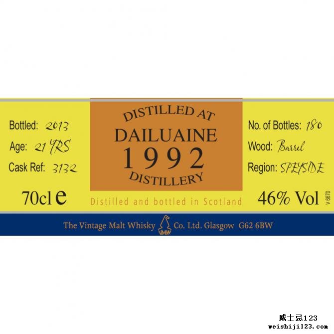 Dailuaine 1992 VM