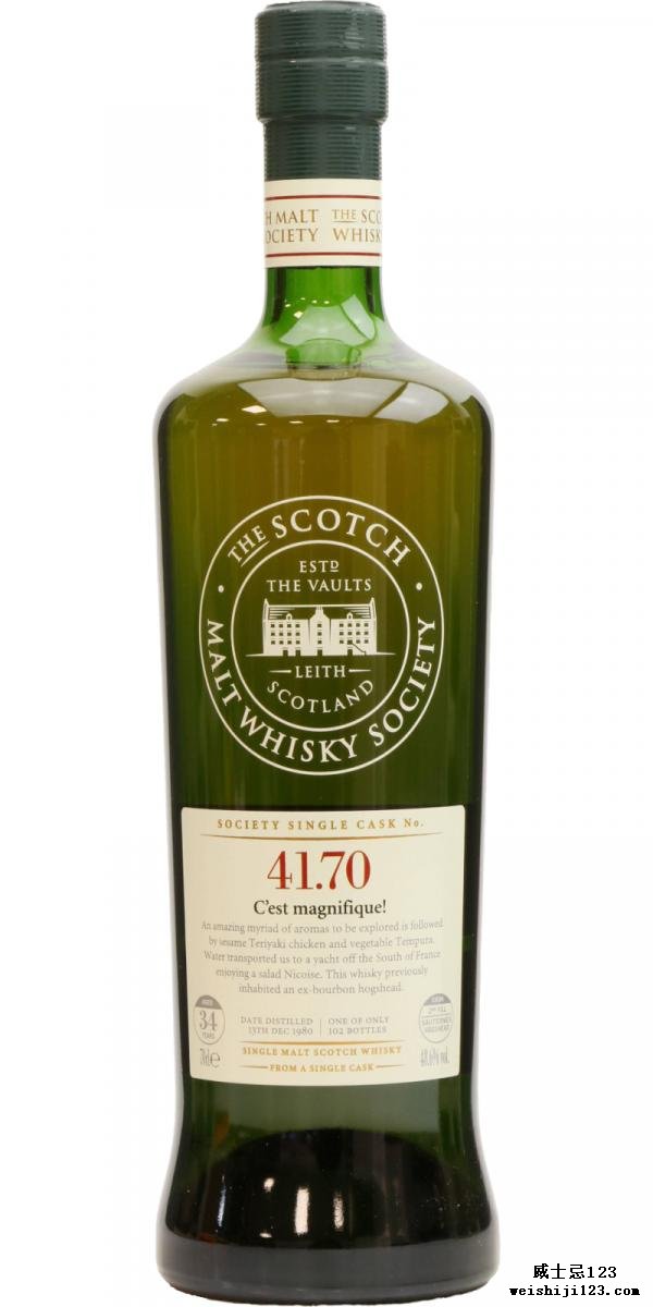 Dailuaine 1980 SMWS 41.70