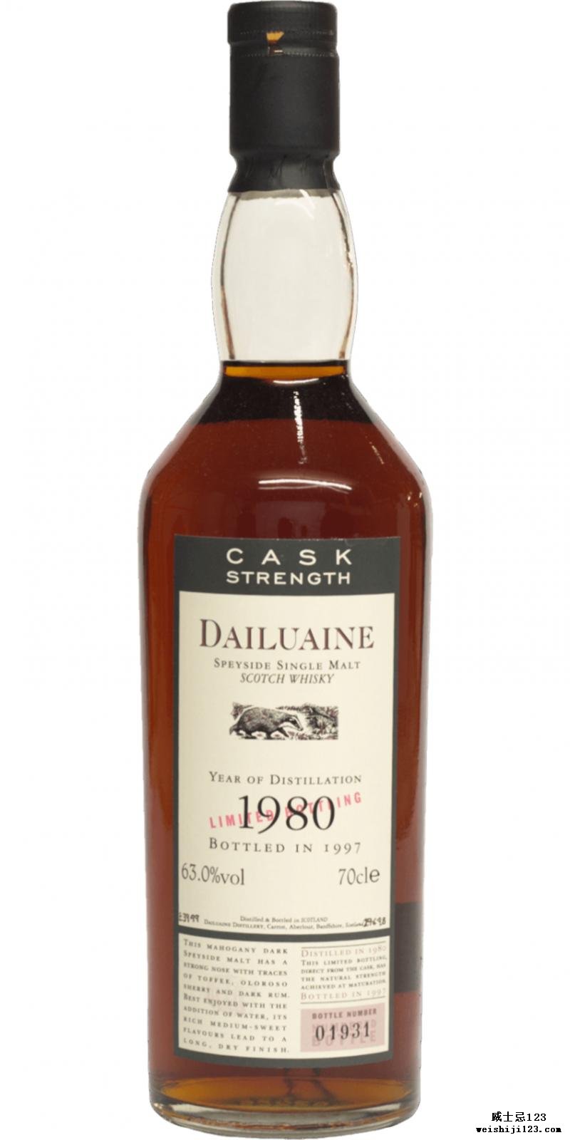 Dailuaine 1980