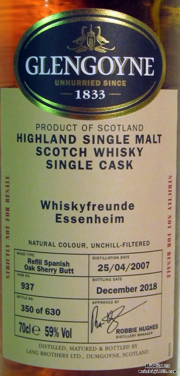 Glengoyne 2007