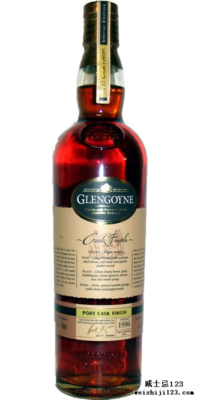 Glengoyne 1996 - Port Cask Finish