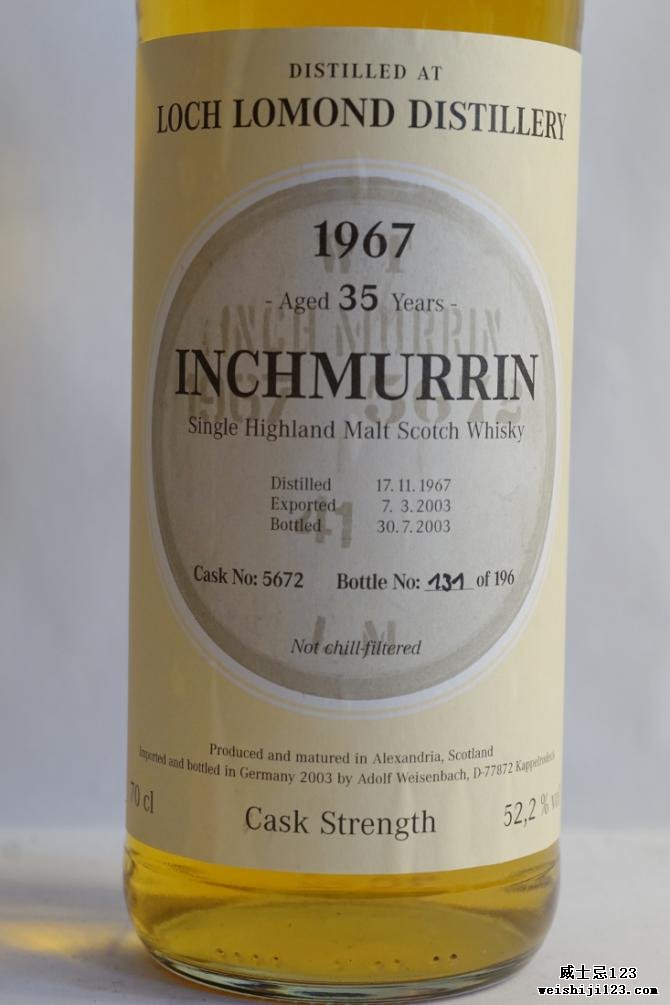 Inchmurrin 1967 AdW