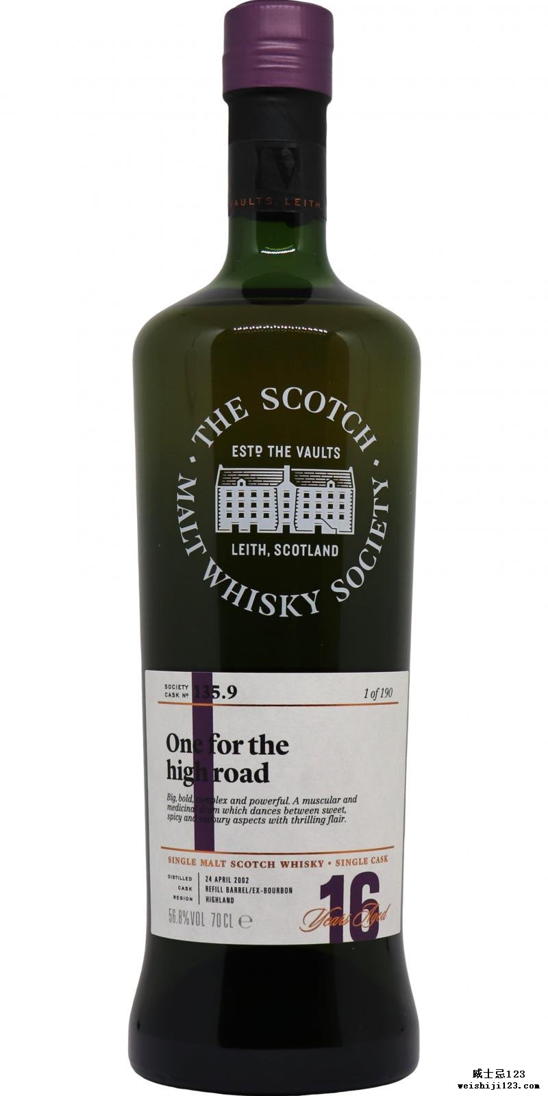 Loch Lomond 2002 SMWS 135.9