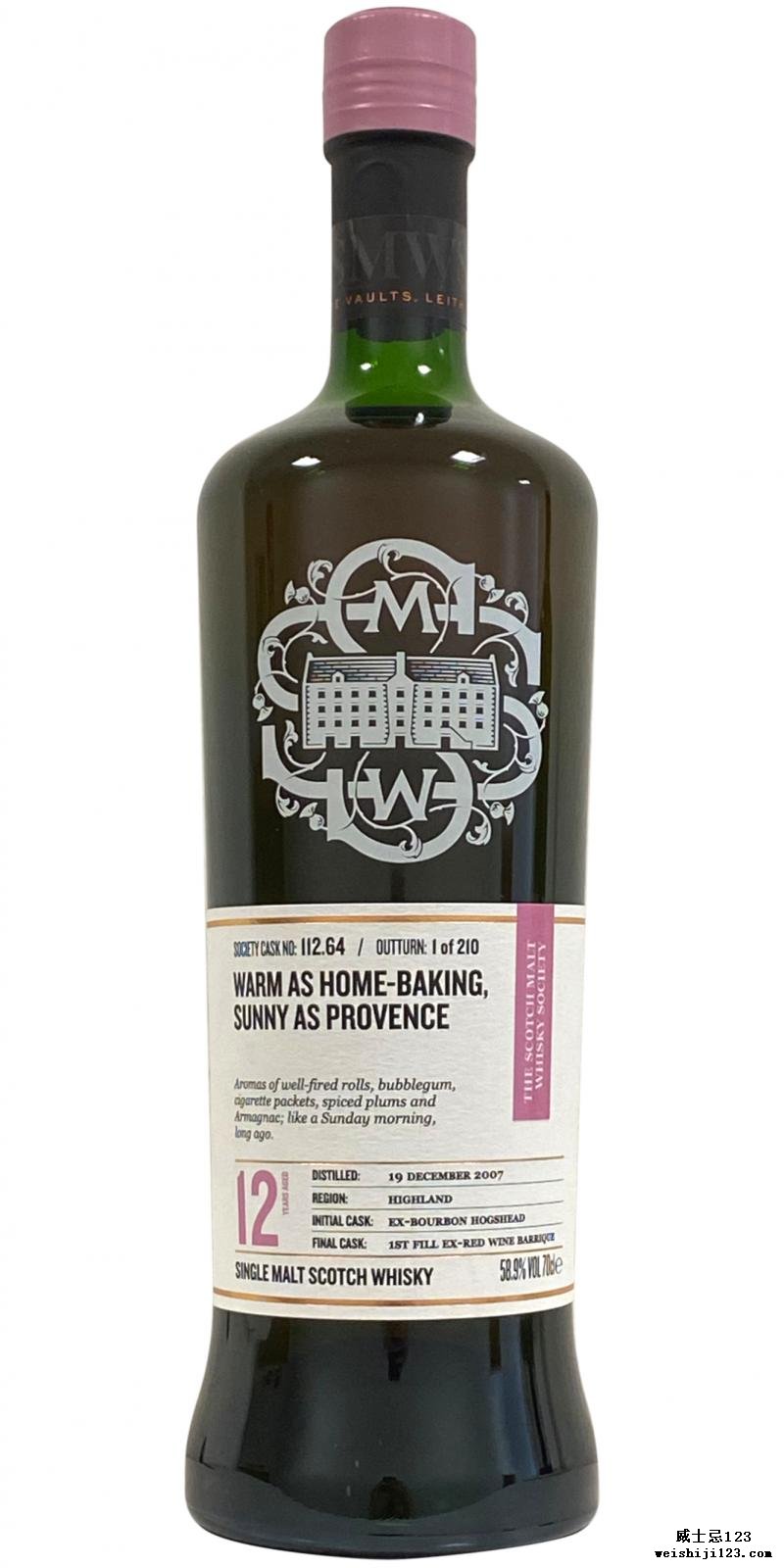 Inchmurrin 2007 SMWS 112.64