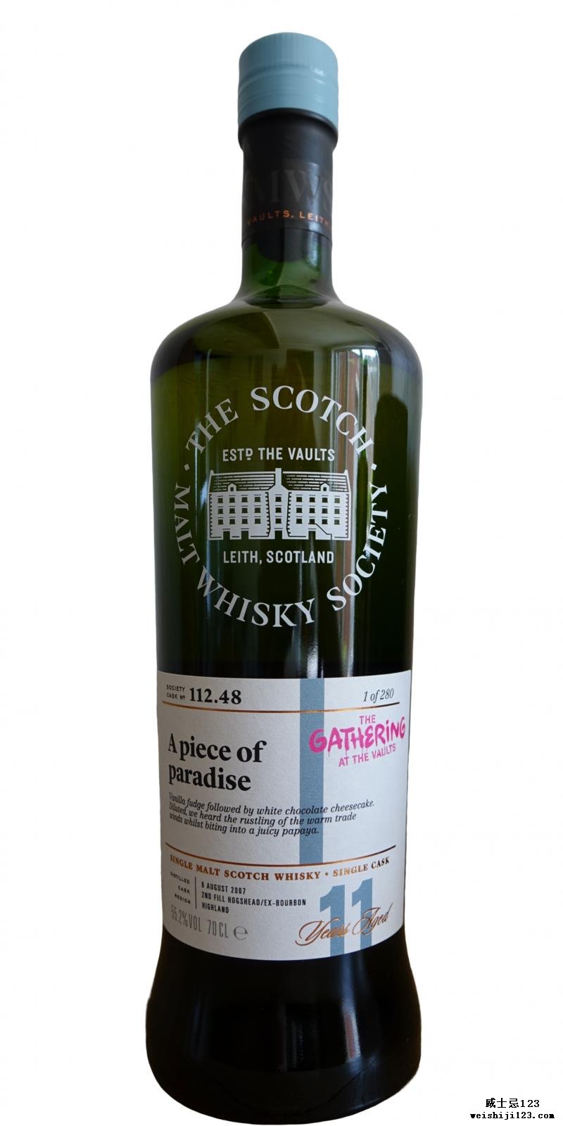 Inchmurrin 2007 SMWS 112.48