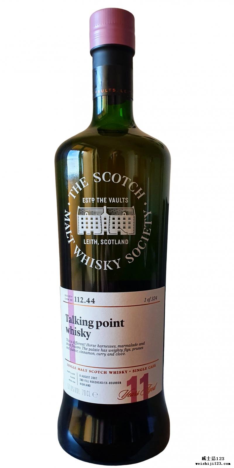 Inchmurrin 2007 SMWS 112.44