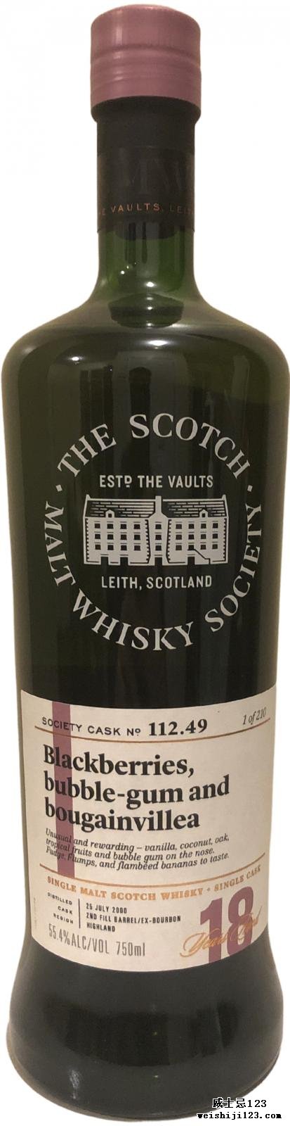 Inchmurrin 2000 SMWS 112.49