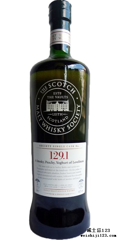 Kilchoman 2006 SMWS 129.1