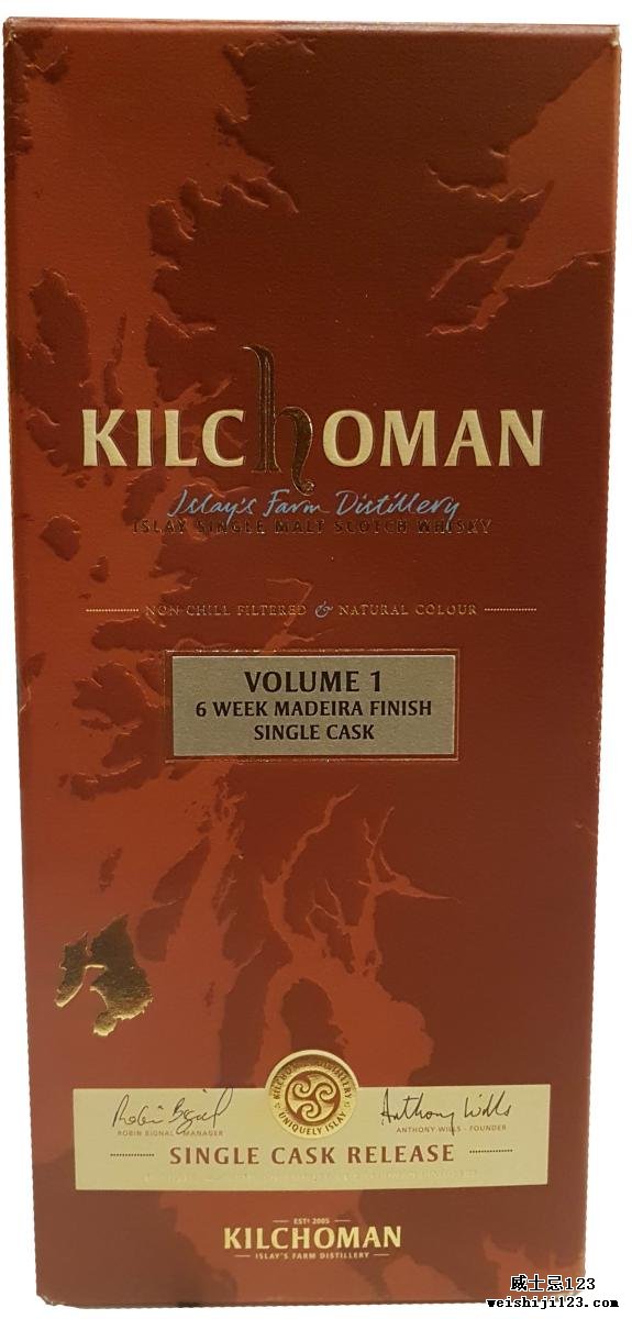 Kilchoman Volume 1 - Madeira Cask Finish