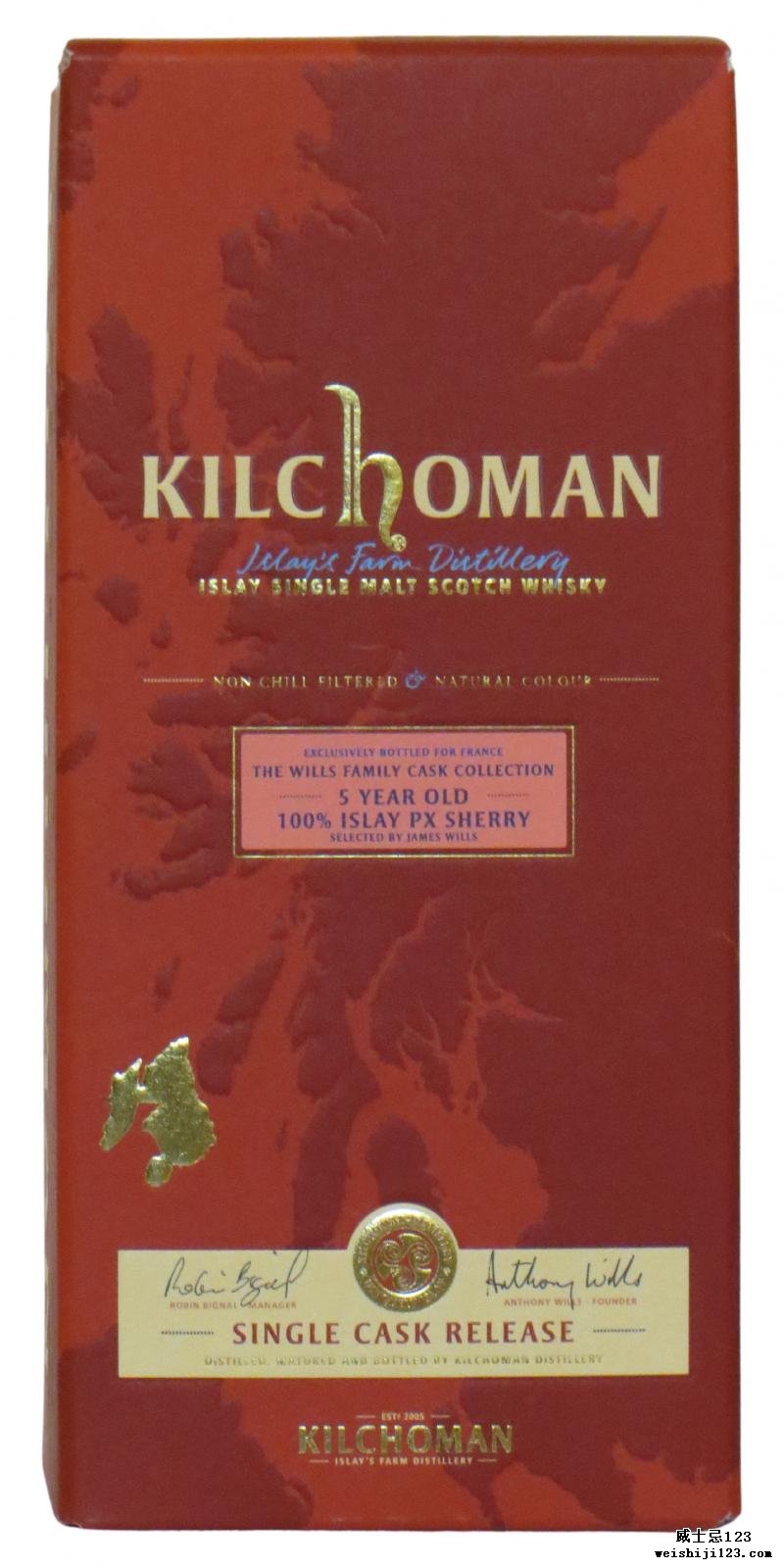 Kilchoman The Wills Family Cask Collection - James Wills