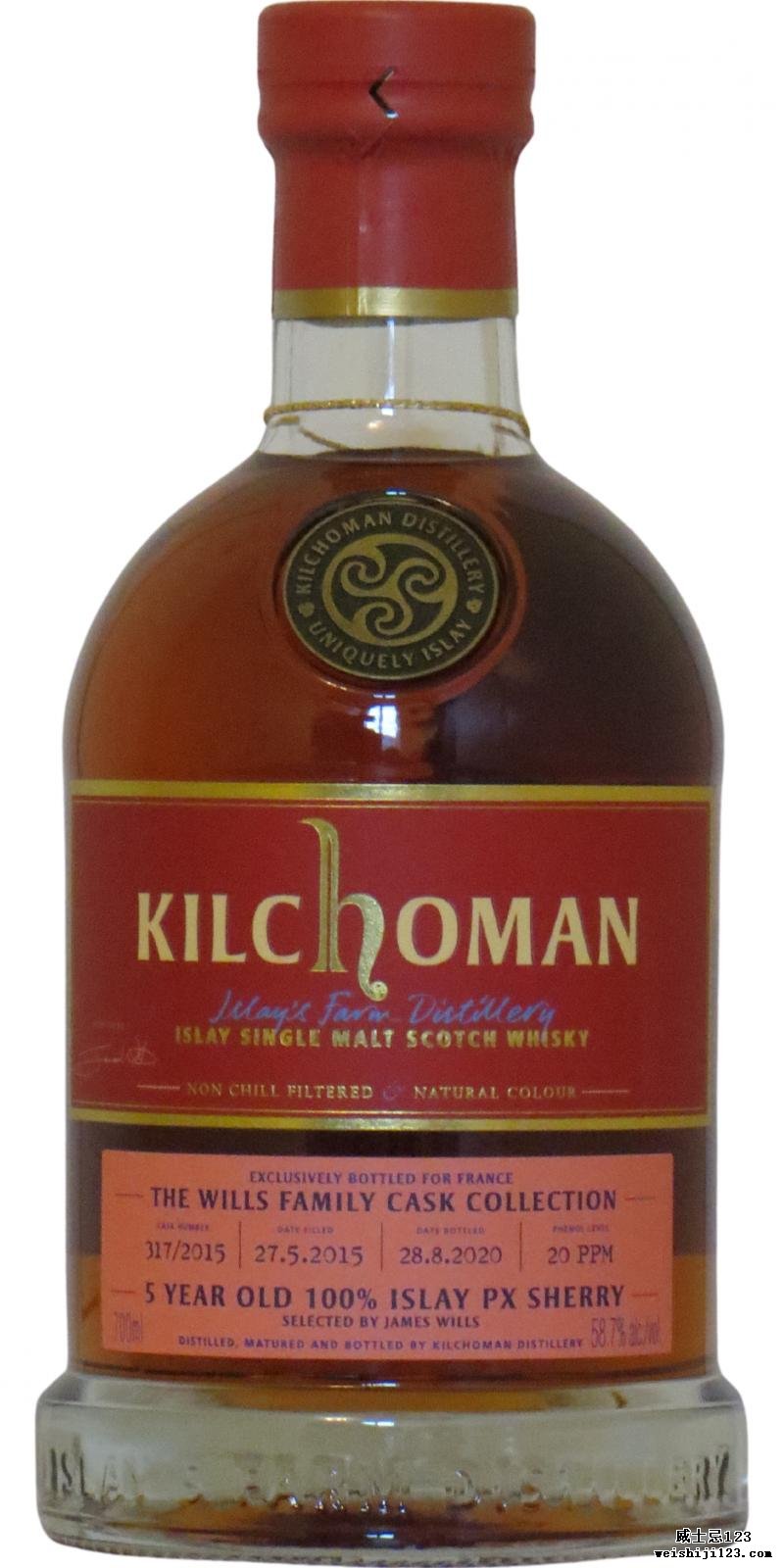 Kilchoman The Wills Family Cask Collection - James Wills