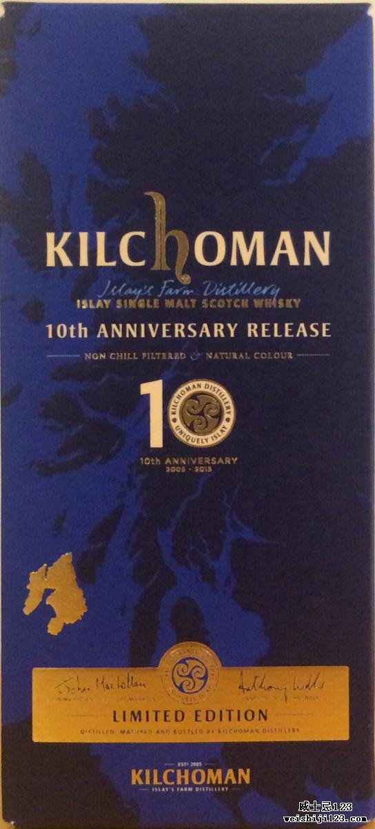 Kilchoman 10th Anniversary Release