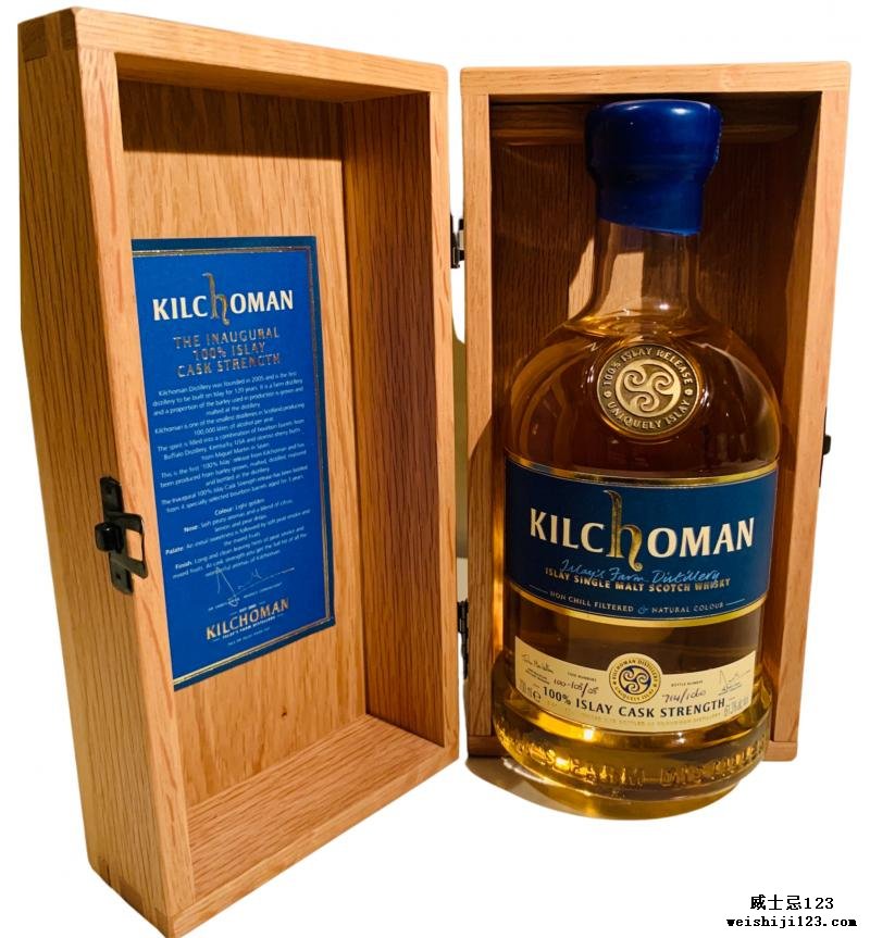 Kilchoman 100% Islay Inaugural Release Cask Strength