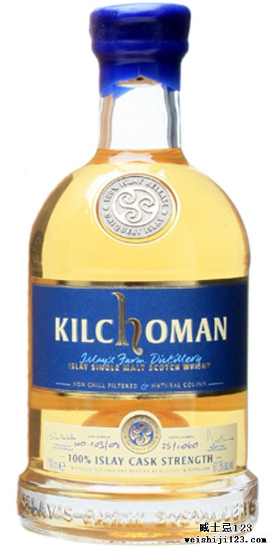 Kilchoman 100% Islay Inaugural Release Cask Strength