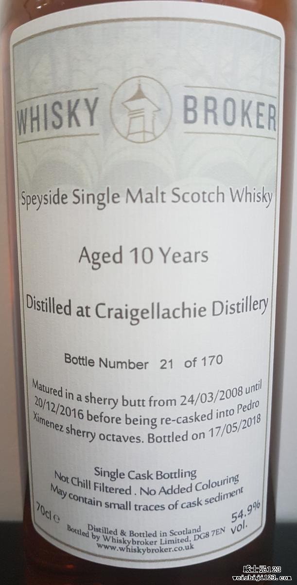 Craigellachie 2008 WhB